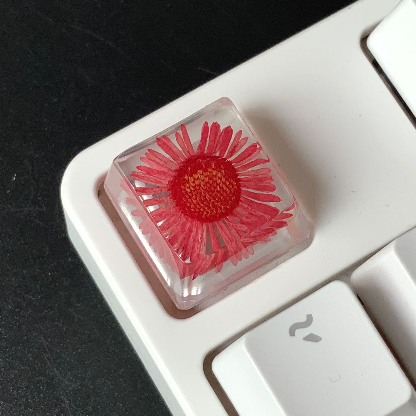 Custom Flower Resin Keycaps