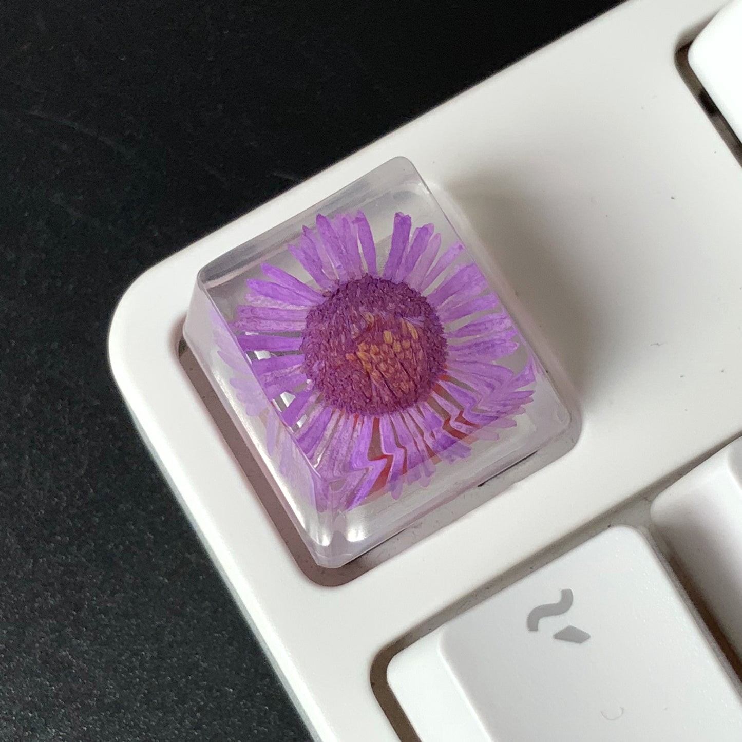 Custom Flower Resin Keycaps