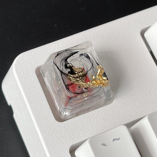 Custom Flower Resin Keycaps