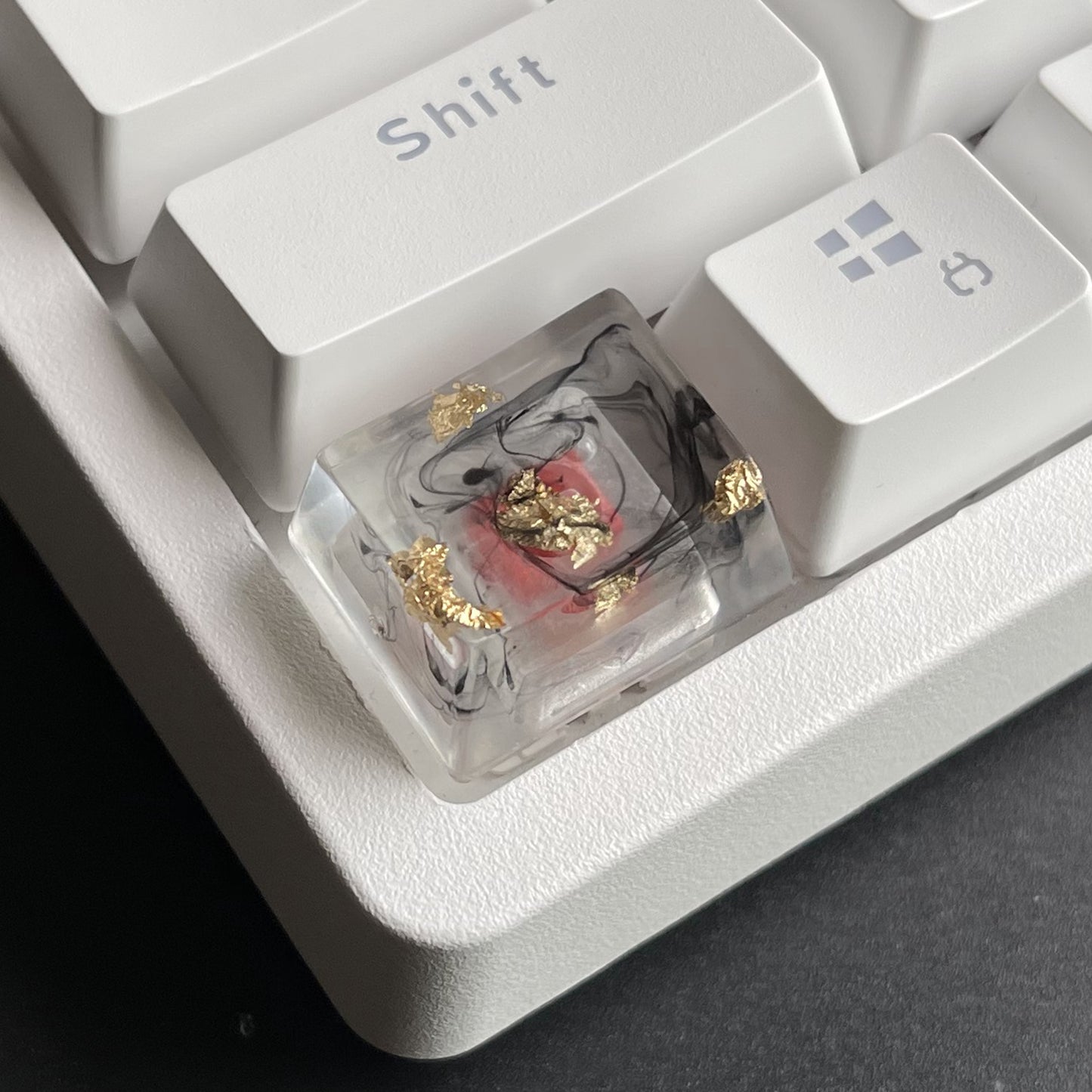 Custom Flower Resin Keycaps
