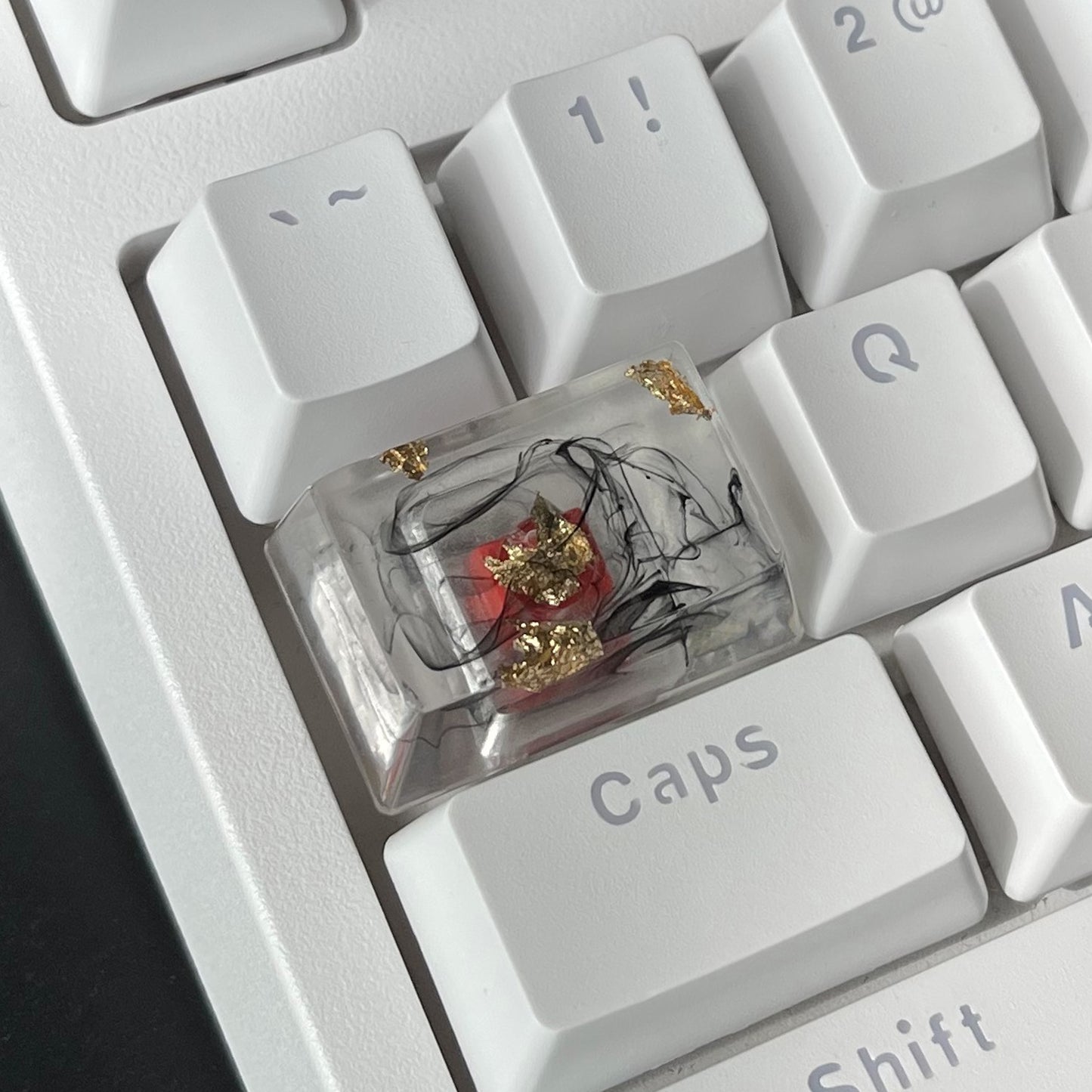 Custom Flower Resin Keycaps