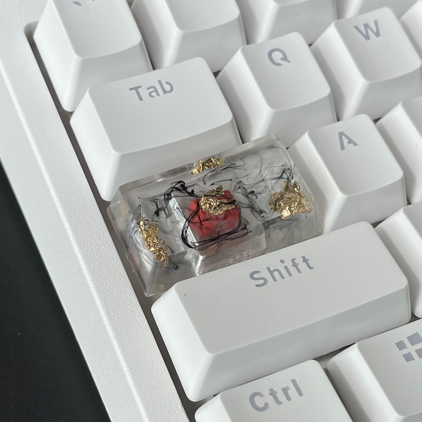 Custom Flower Resin Keycaps