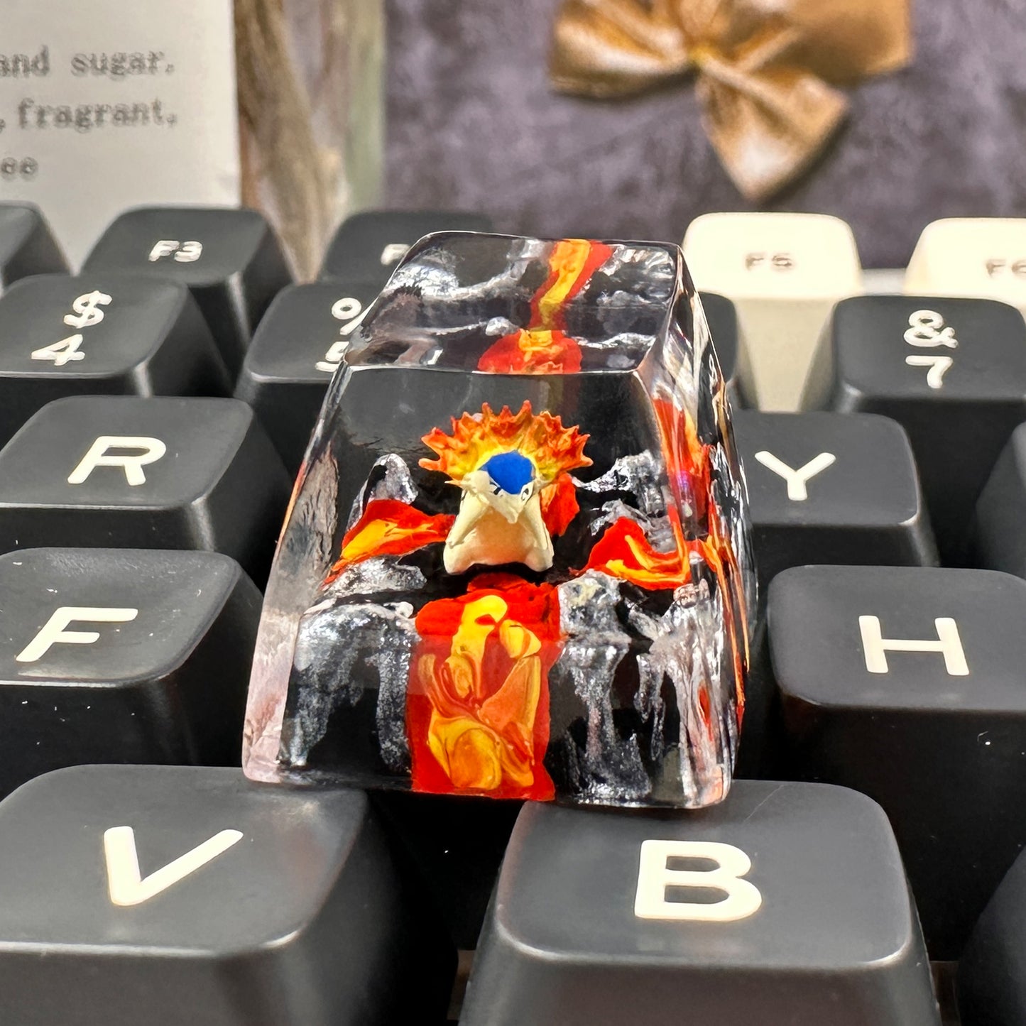 PKM TYP ESC Keycap - Handmade Resin Craft