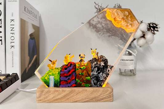 Custom PKM Resin Art Lamp