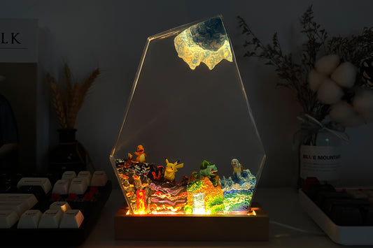 PKM Resin Art Lamp