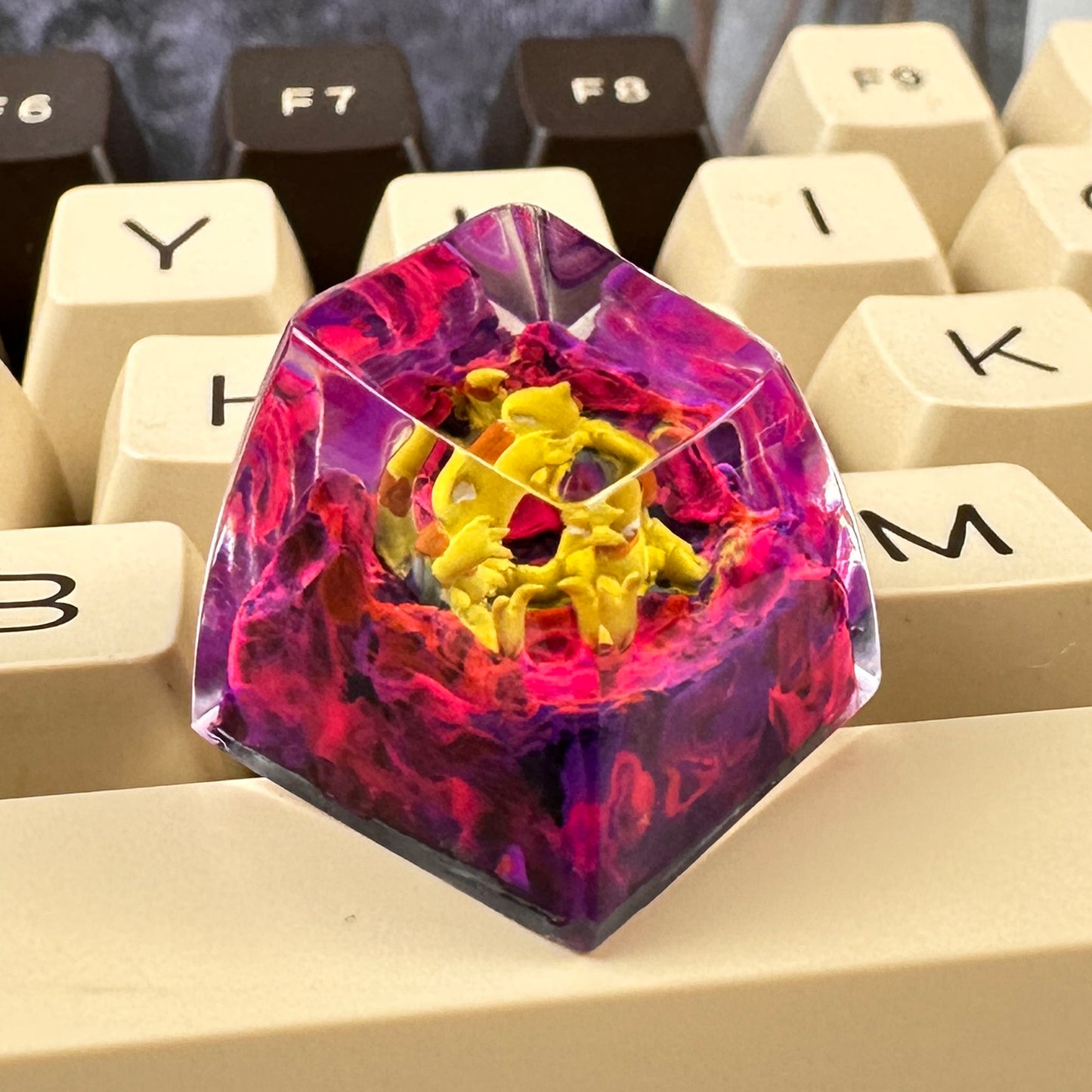 PKM ABR ESC Keycap - Handmade Resin Craft