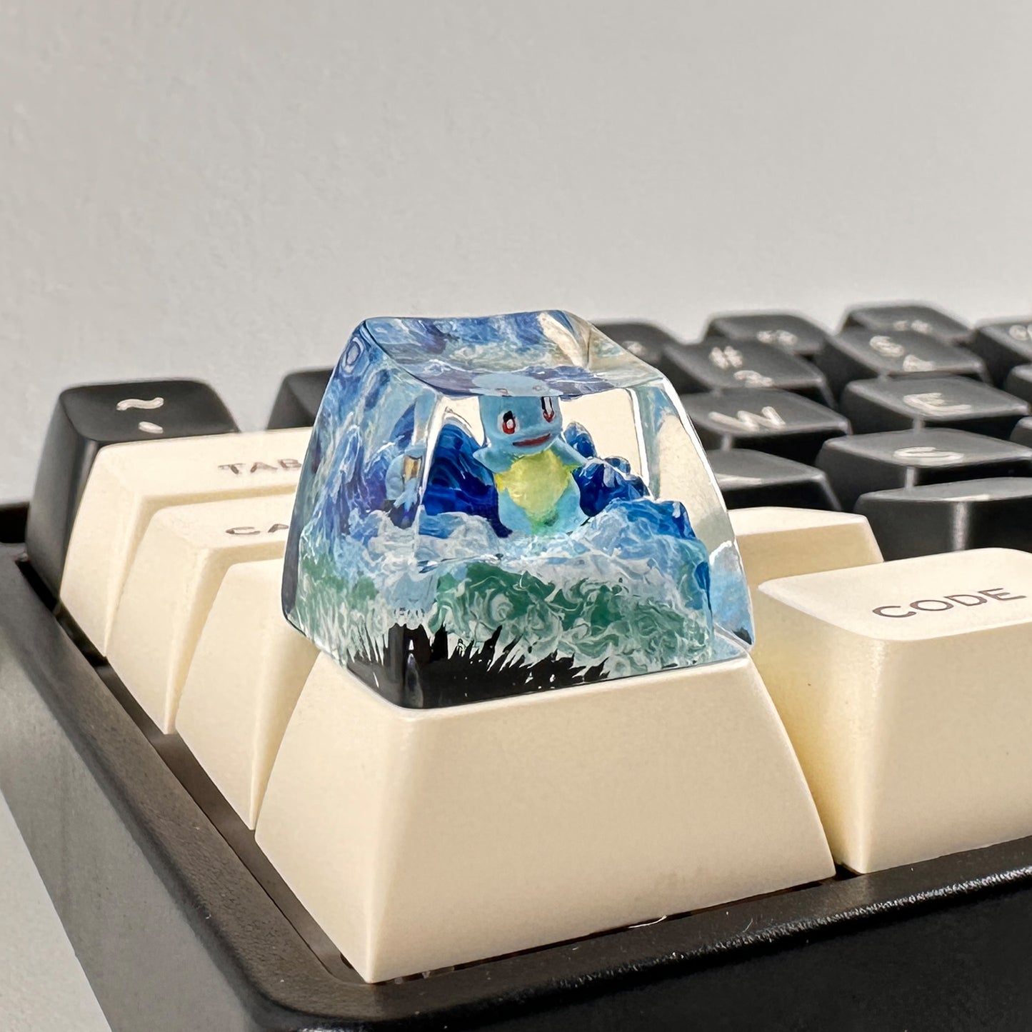 PKM SQU ESC Keycap - Handmade Resin Craft