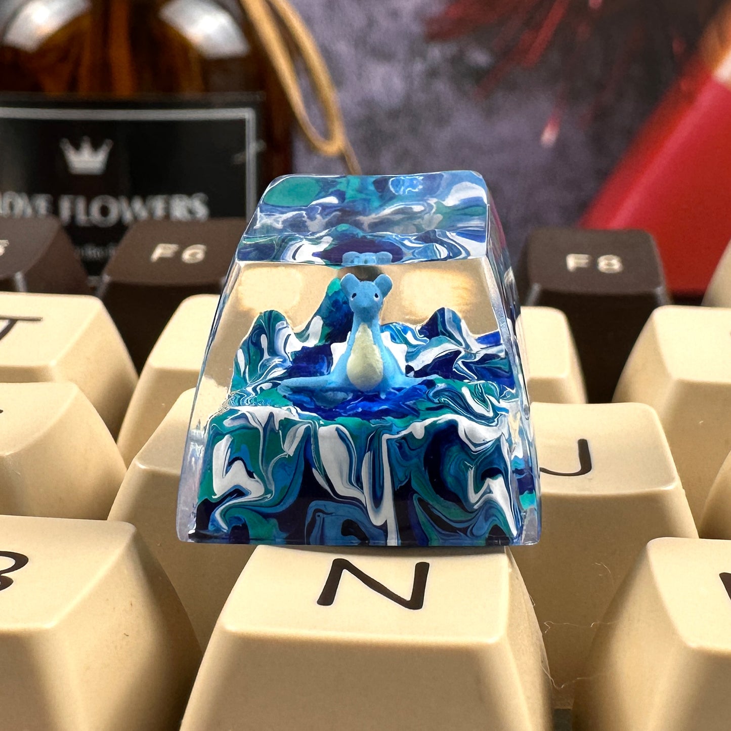 PKM LP ESC Keycap - Handmade Resin Craft