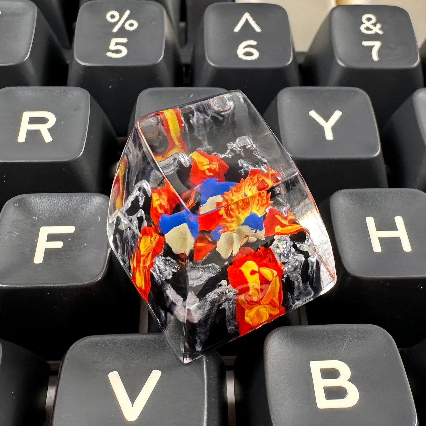 PKM TYP ESC Keycap - Handmade Resin Craft