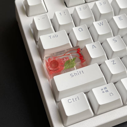 Custom Flower Resin Keycaps