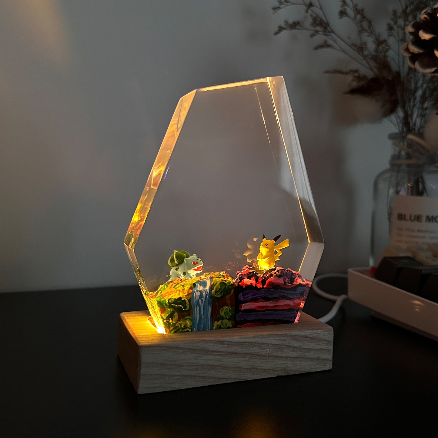 Custom PKM Resin Art Lamp