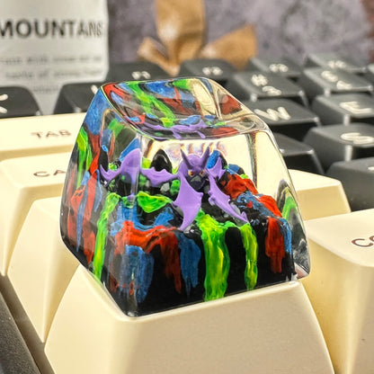 PKM CRO ESC Keycap - Handmade Resin Craft