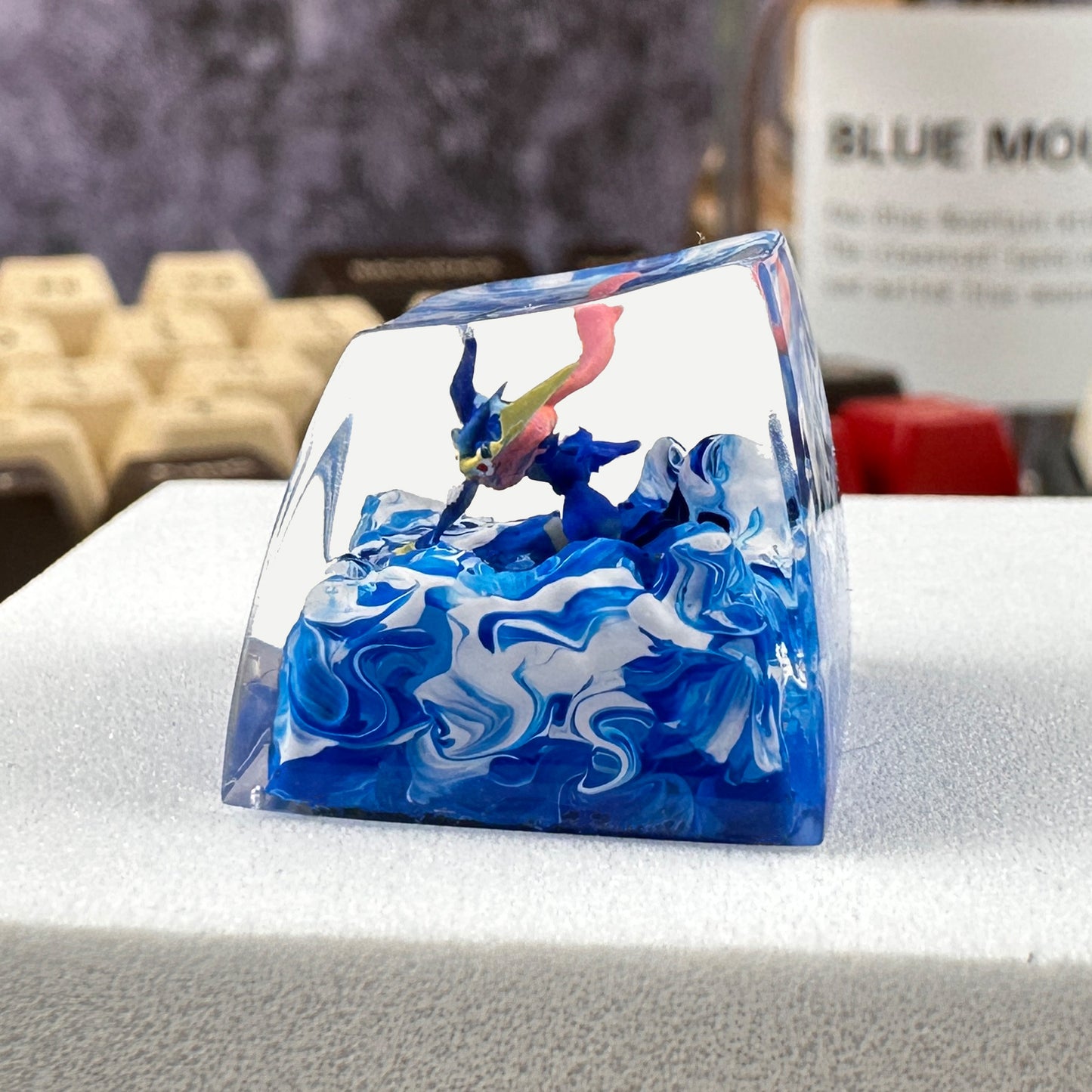 PKM GRE ESC Keycap - Handmade Resin Craft