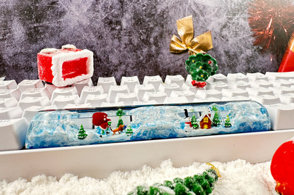 Christmas Resin Spacebar Keycap