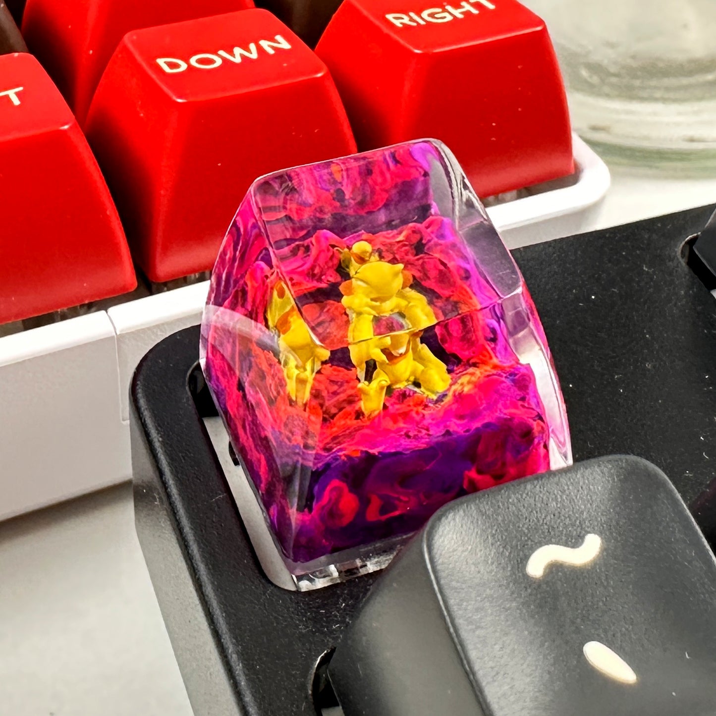 PKM ABR ESC Keycap - Handmade Resin Craft