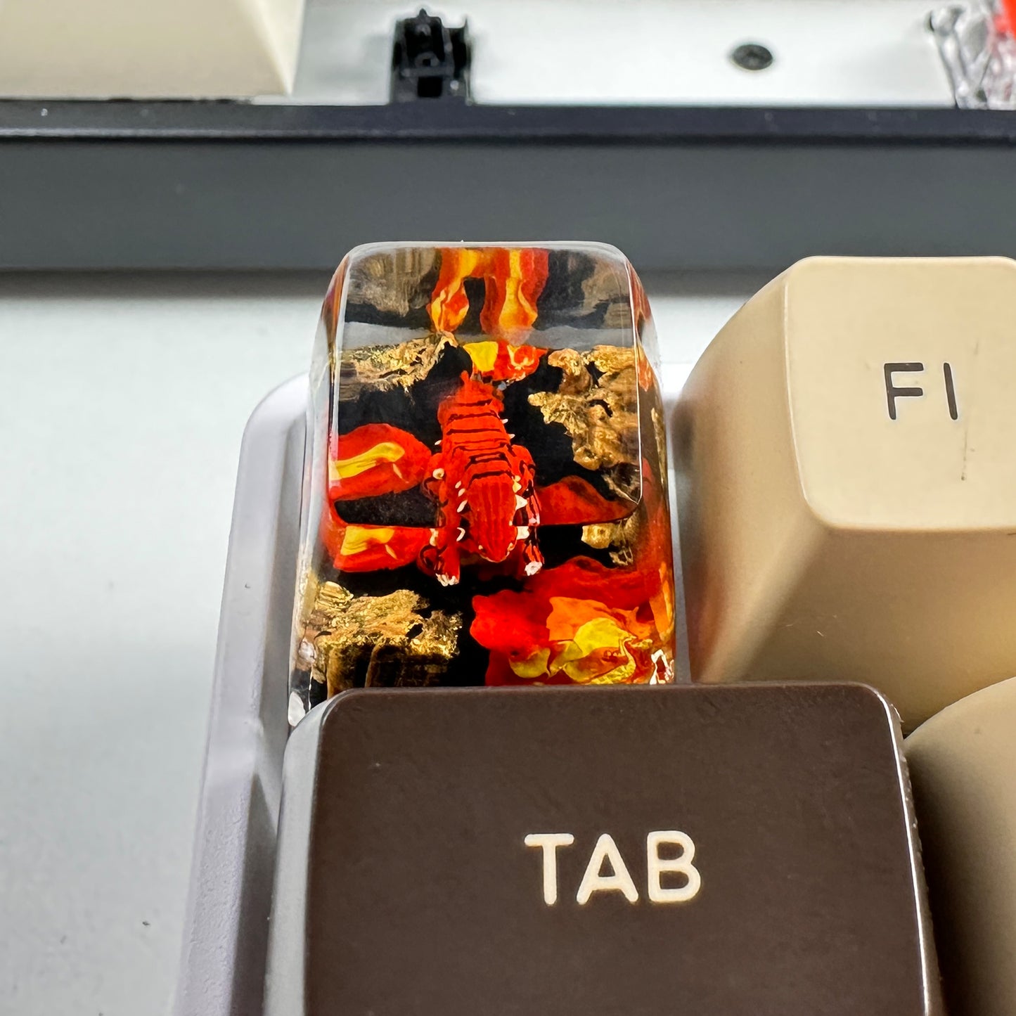 PKM GRD ESC Keycap - Handmade Resin Craft