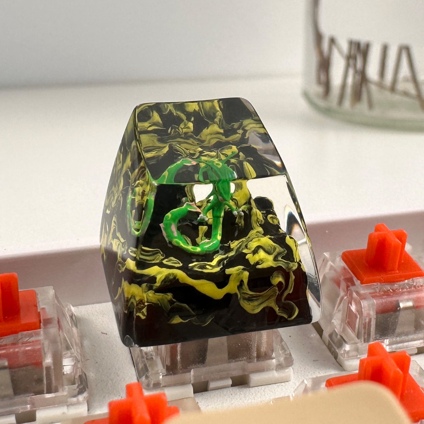 PKM RQZ ESC Keycap - Handmade Resin Craft