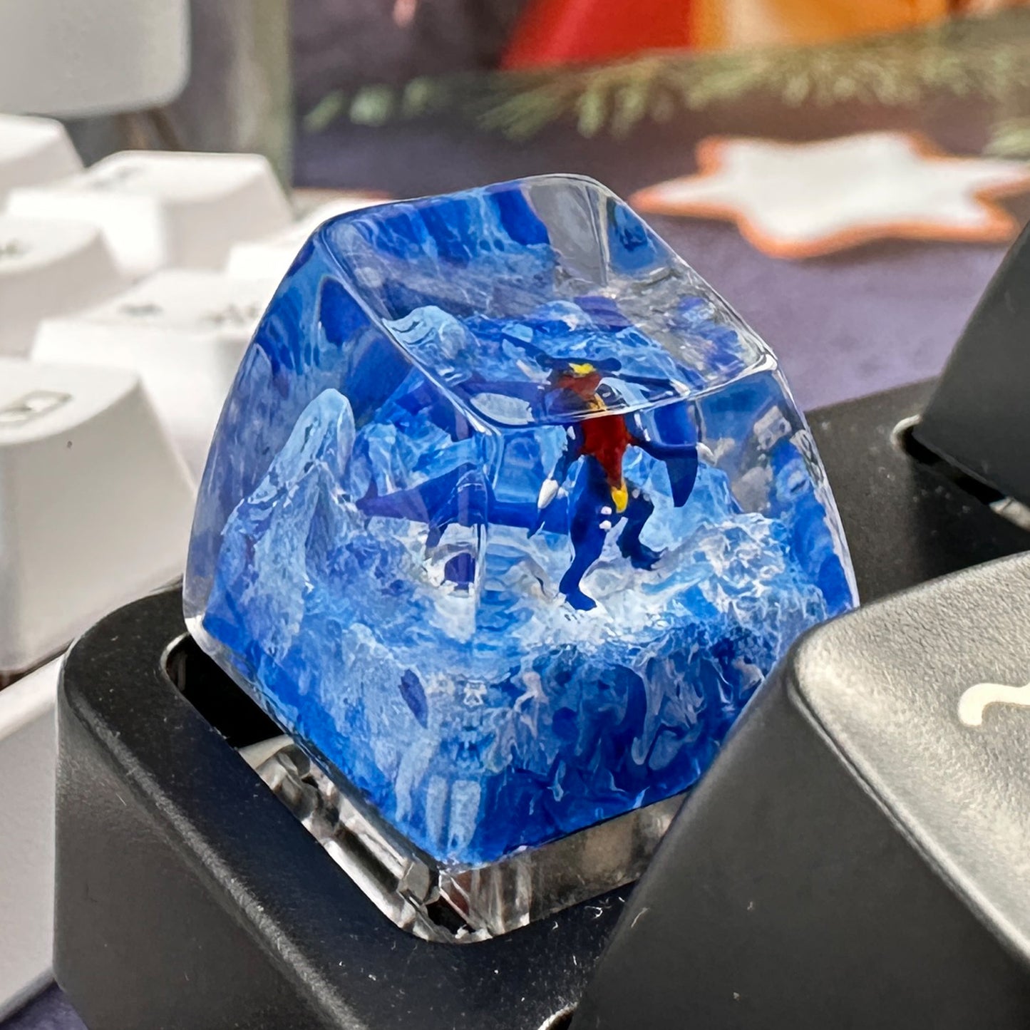 PKM GAR ESC Keycap - Handmade Resin Craft