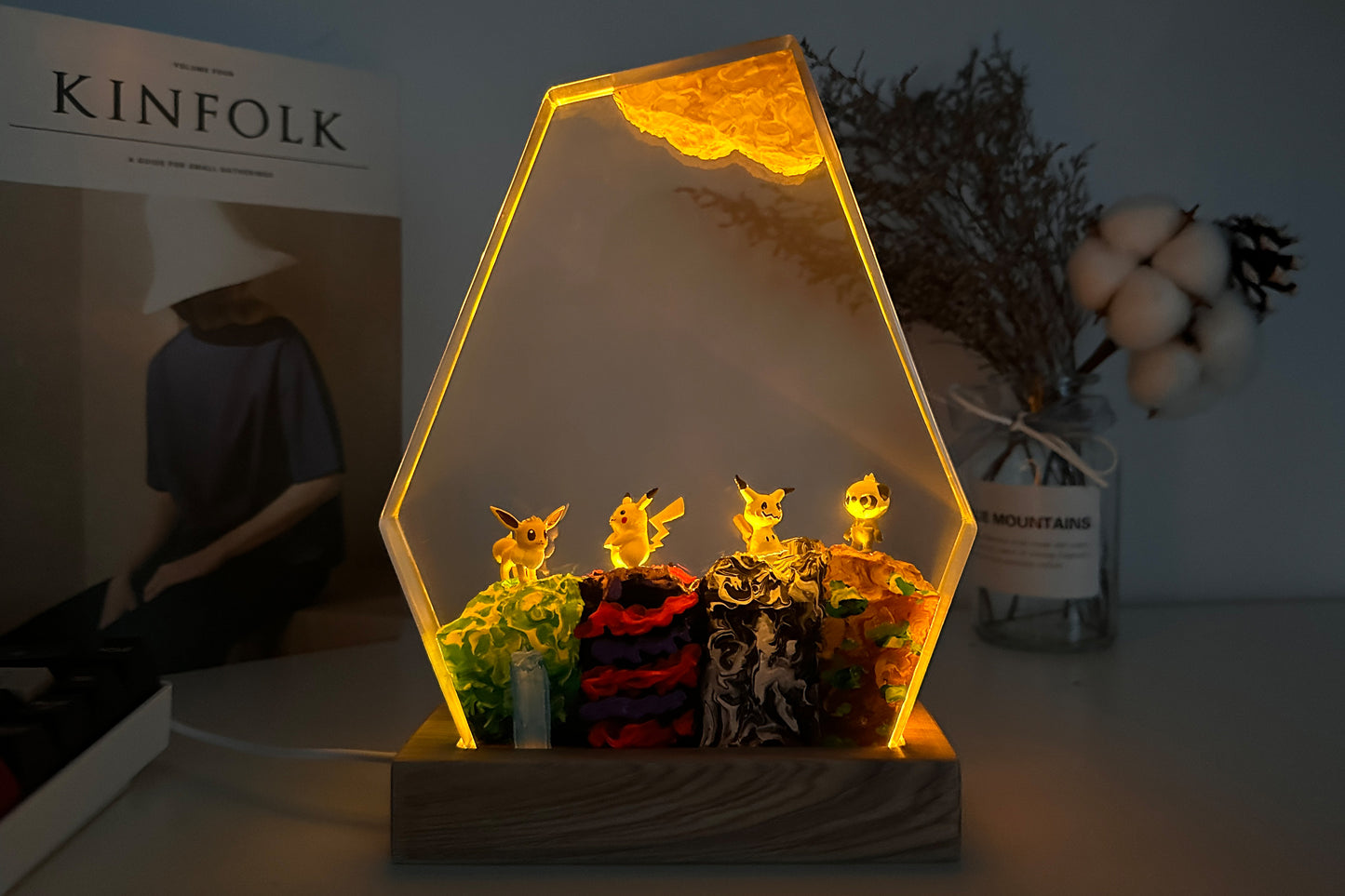 Custom PKM Resin Art Lamp