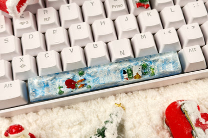 Christmas Resin Spacebar Keycap