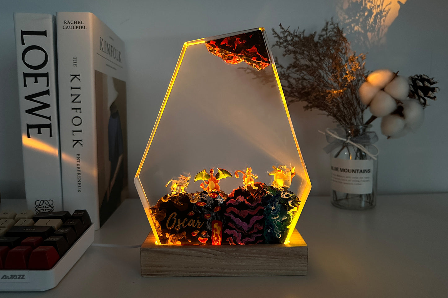 Custom PKM Resin Art Lamp