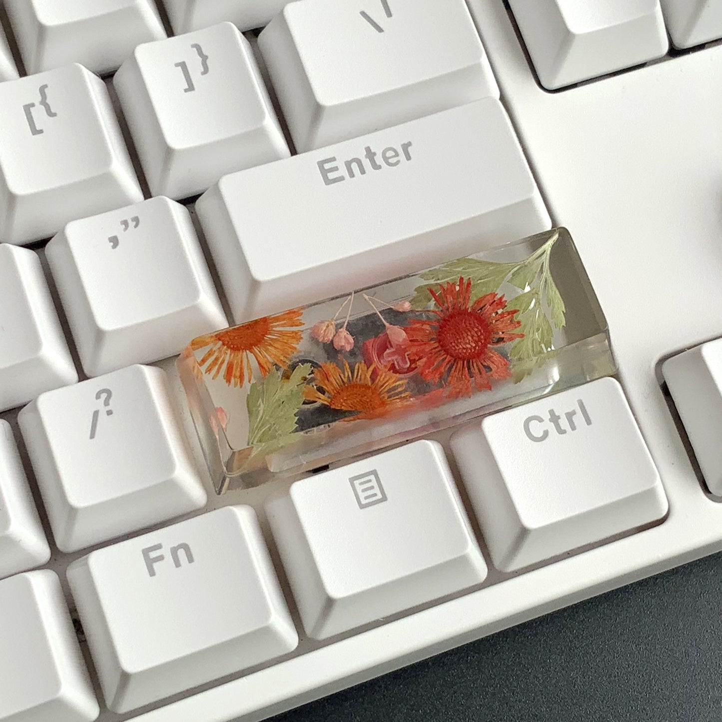 Custom Flower Resin Keycaps