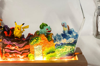 Custom PKM Resin Art Lamp