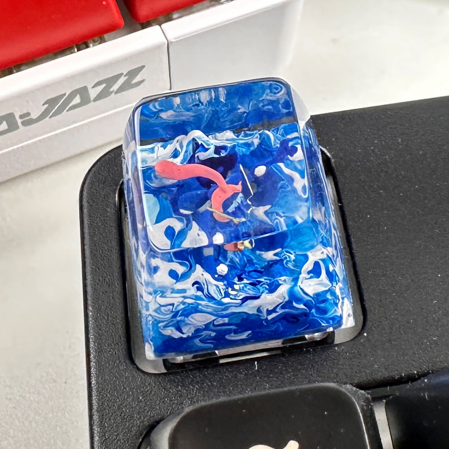 PKM GRE ESC Keycap - Handmade Resin Craft