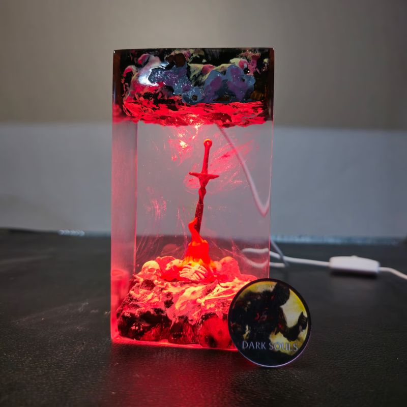 BB Handmade Resin Lamp