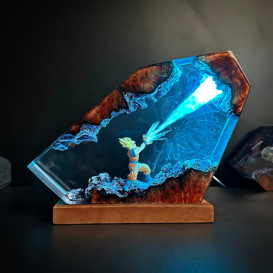 Dragon Ball Goku Epoxy Lamp