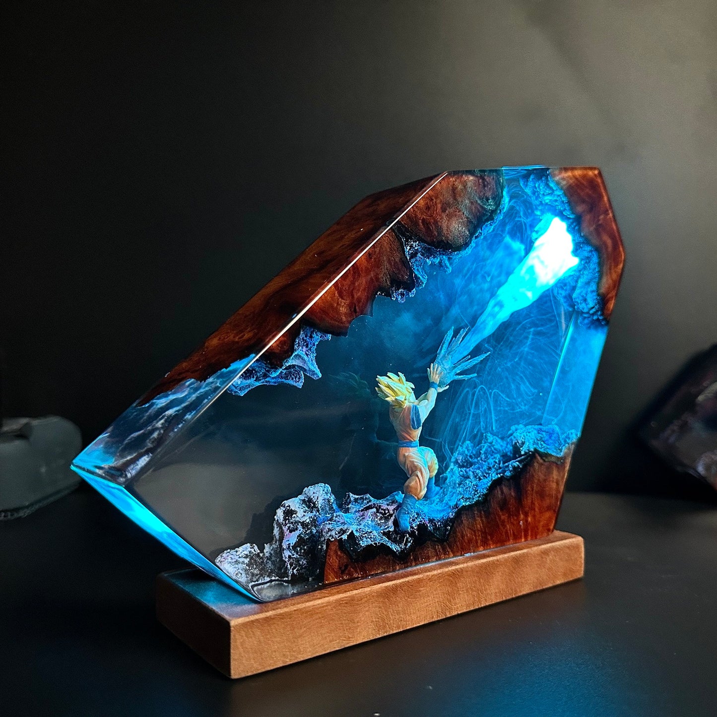 Dragon Ball Goku Epoxy Lamp