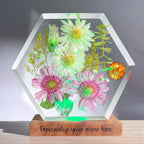 Spring Garden Resin Lamp
