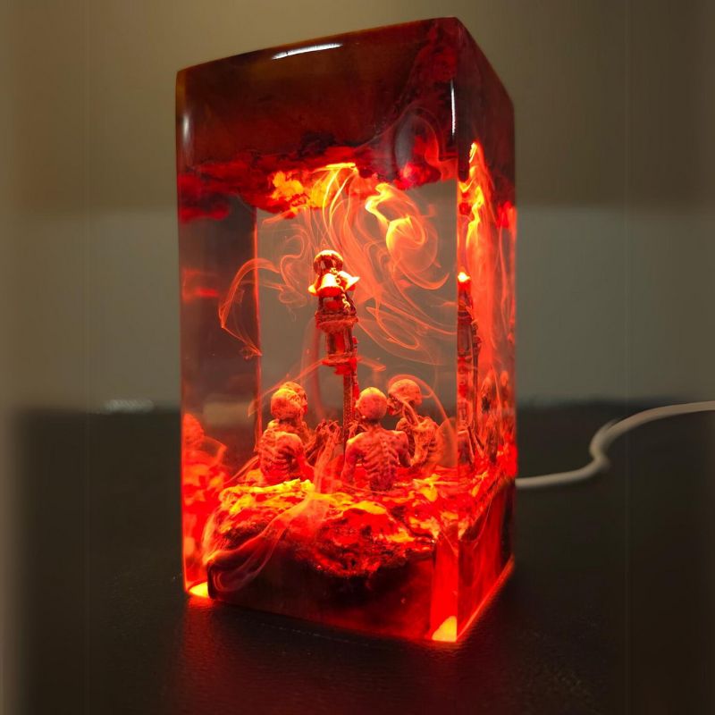 BB Handmade Resin Lamp