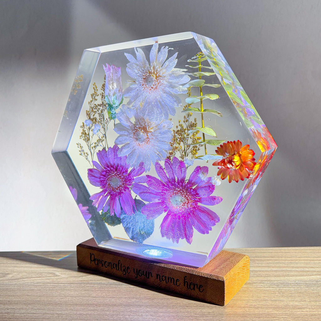 Spring Garden Resin Lamp