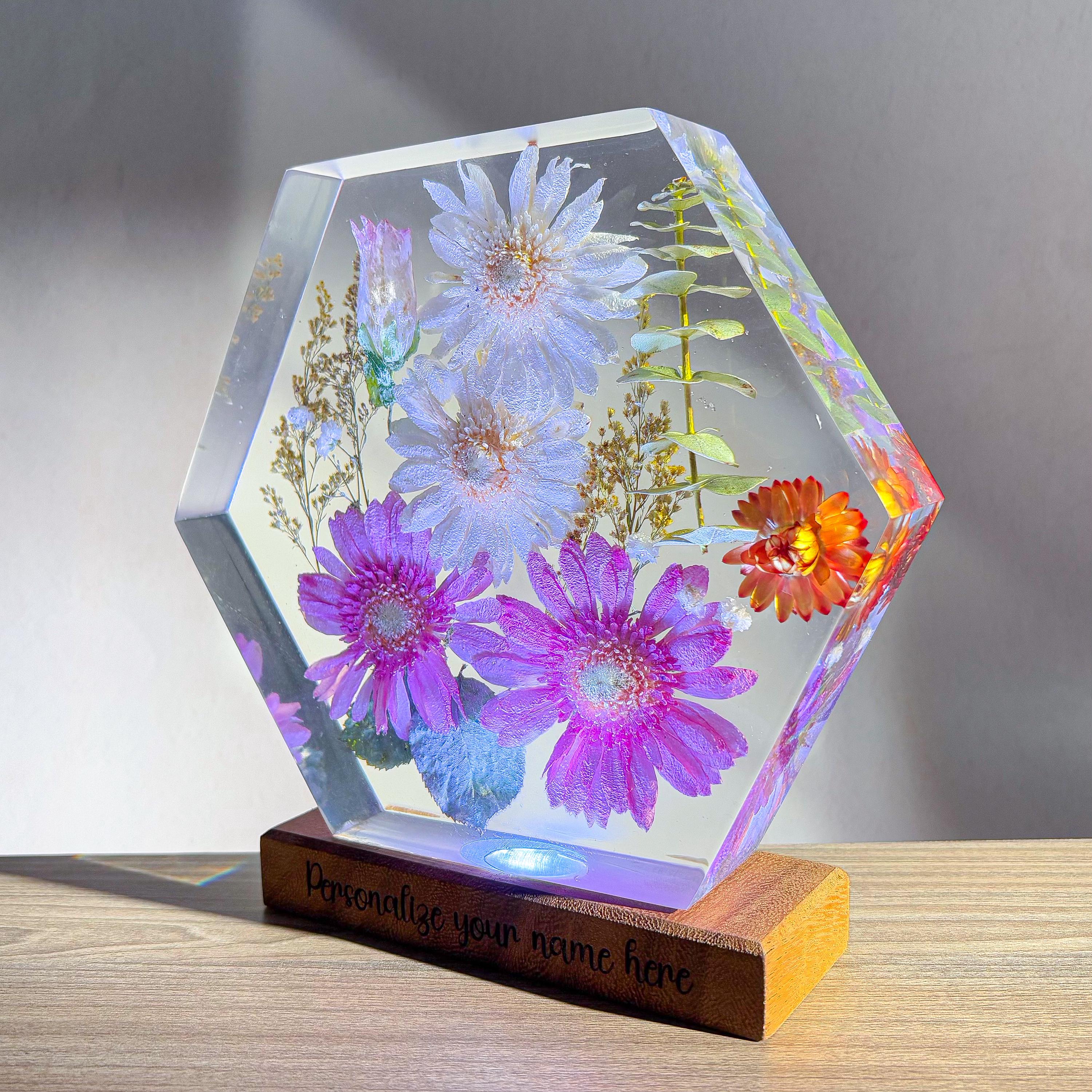 Spring Garden Resin Lamp