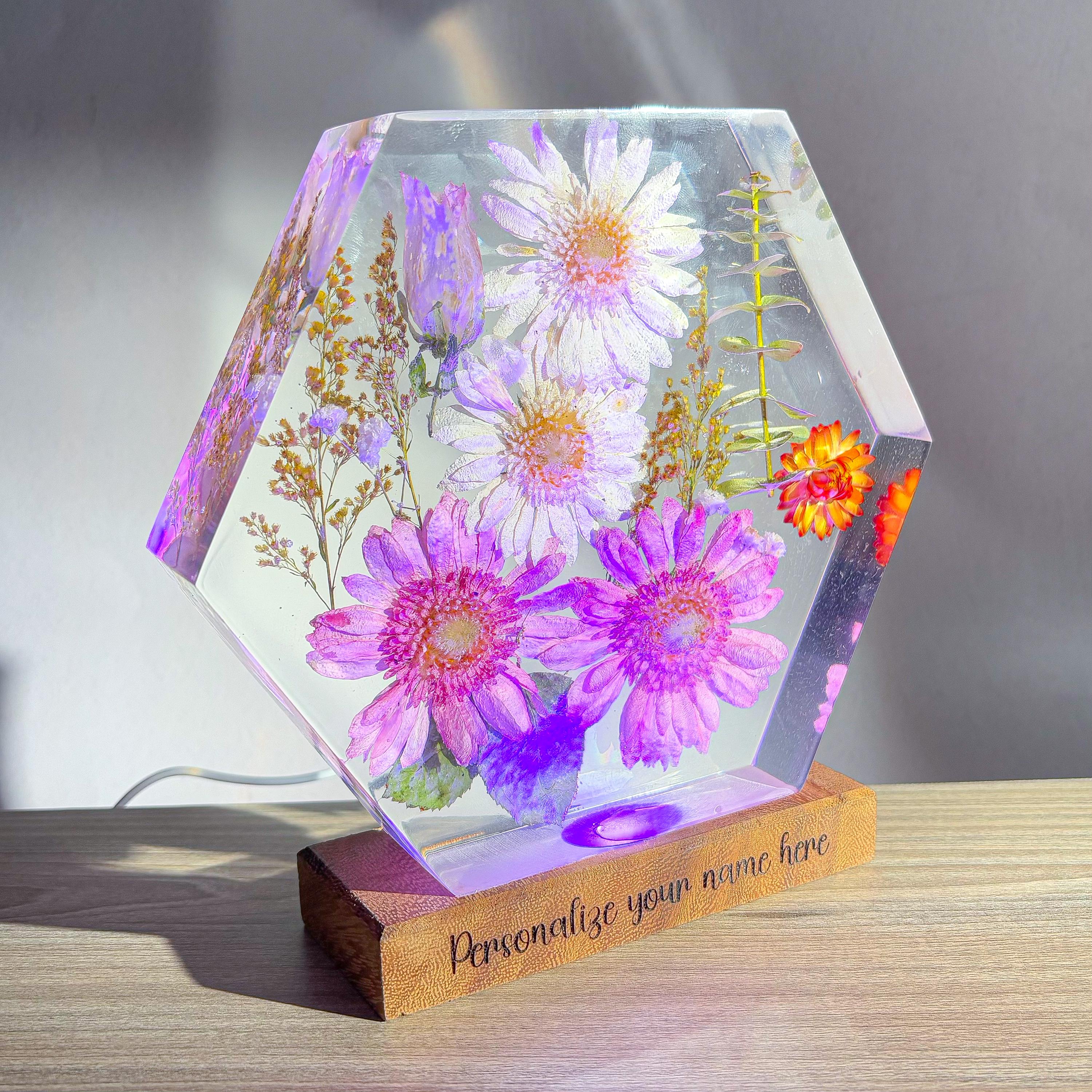 Spring Garden Resin Lamp
