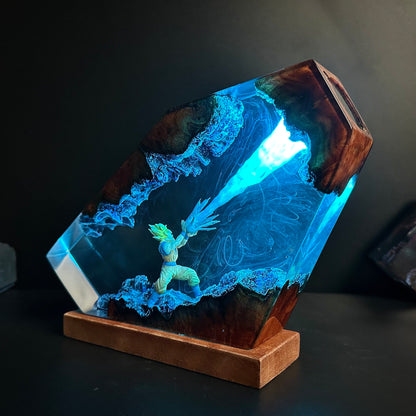 Dragon Ball Goku Epoxy Lamp