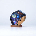 Astronaut on the Cliff Hexagonal Lamp