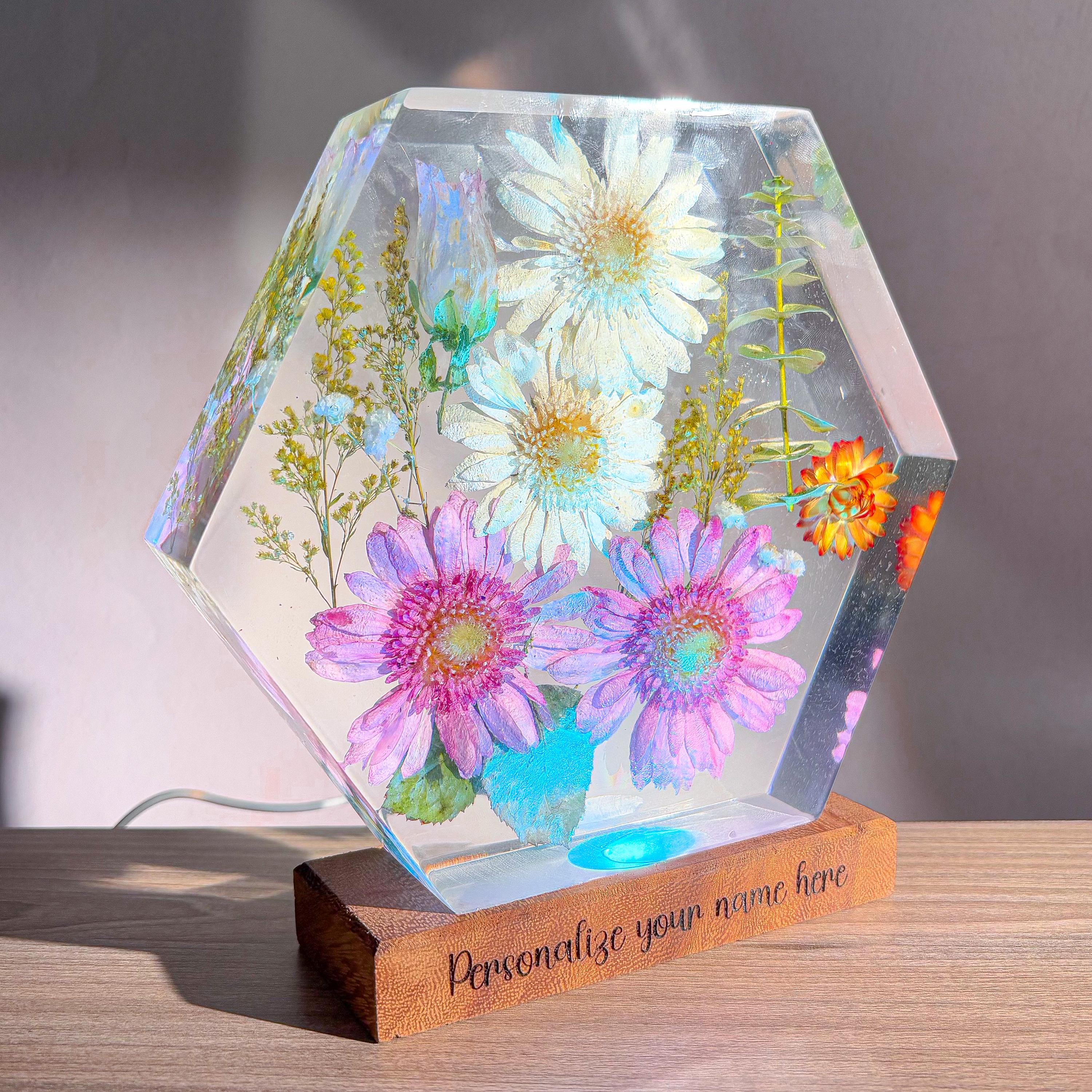 Spring Garden Resin Lamp