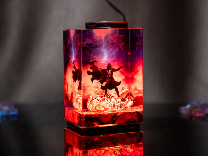 DV resin wood lamp